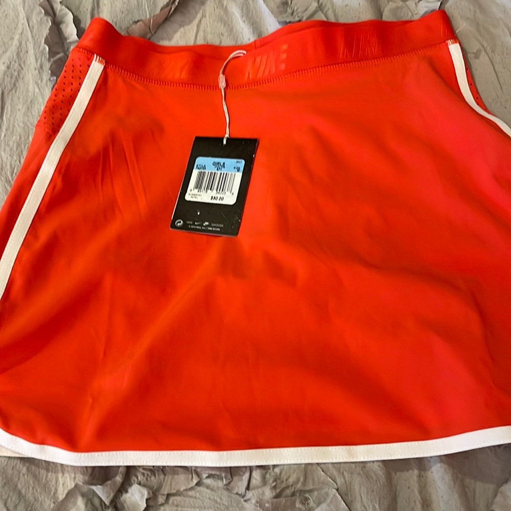 Girls size Medium Nike Drifit Red Skirt